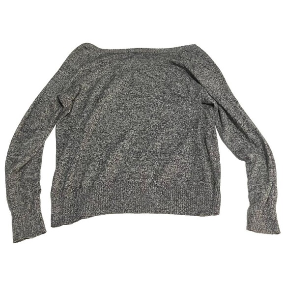 Torrid Sweater Women's Top 00 Grey Comfy Cotton  Pullover Sequin Crew Neck - Picture 2 of 7